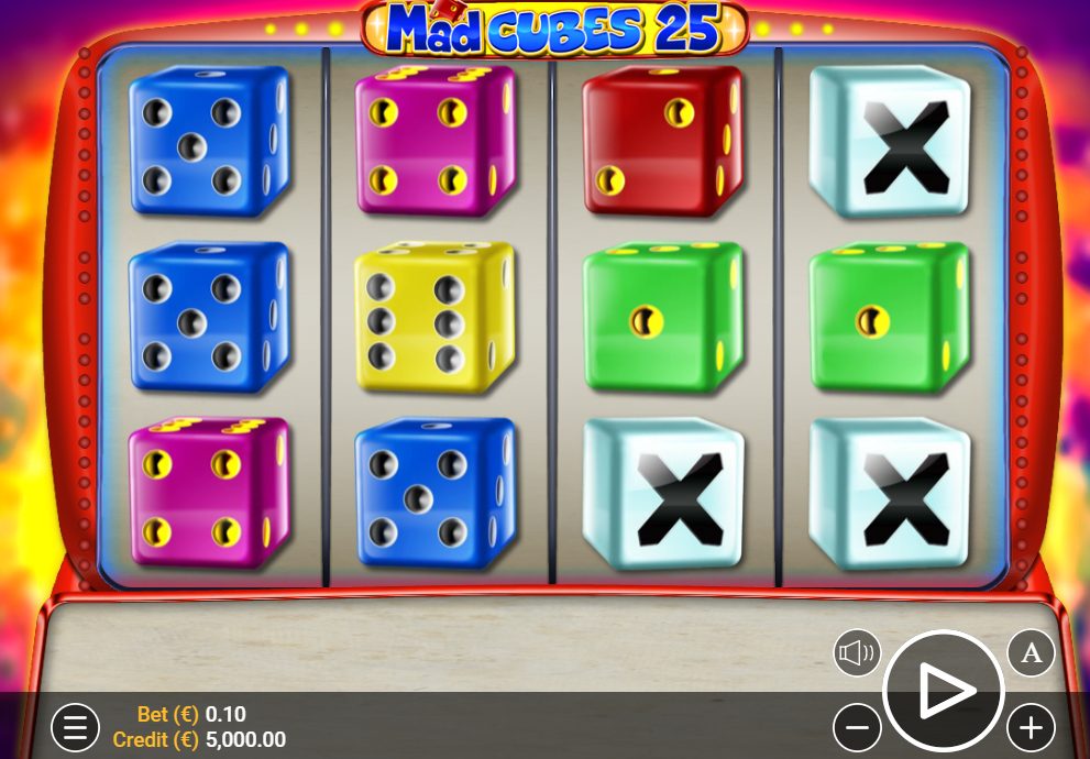 Mad Cubes 25 Online Casino Slot Review